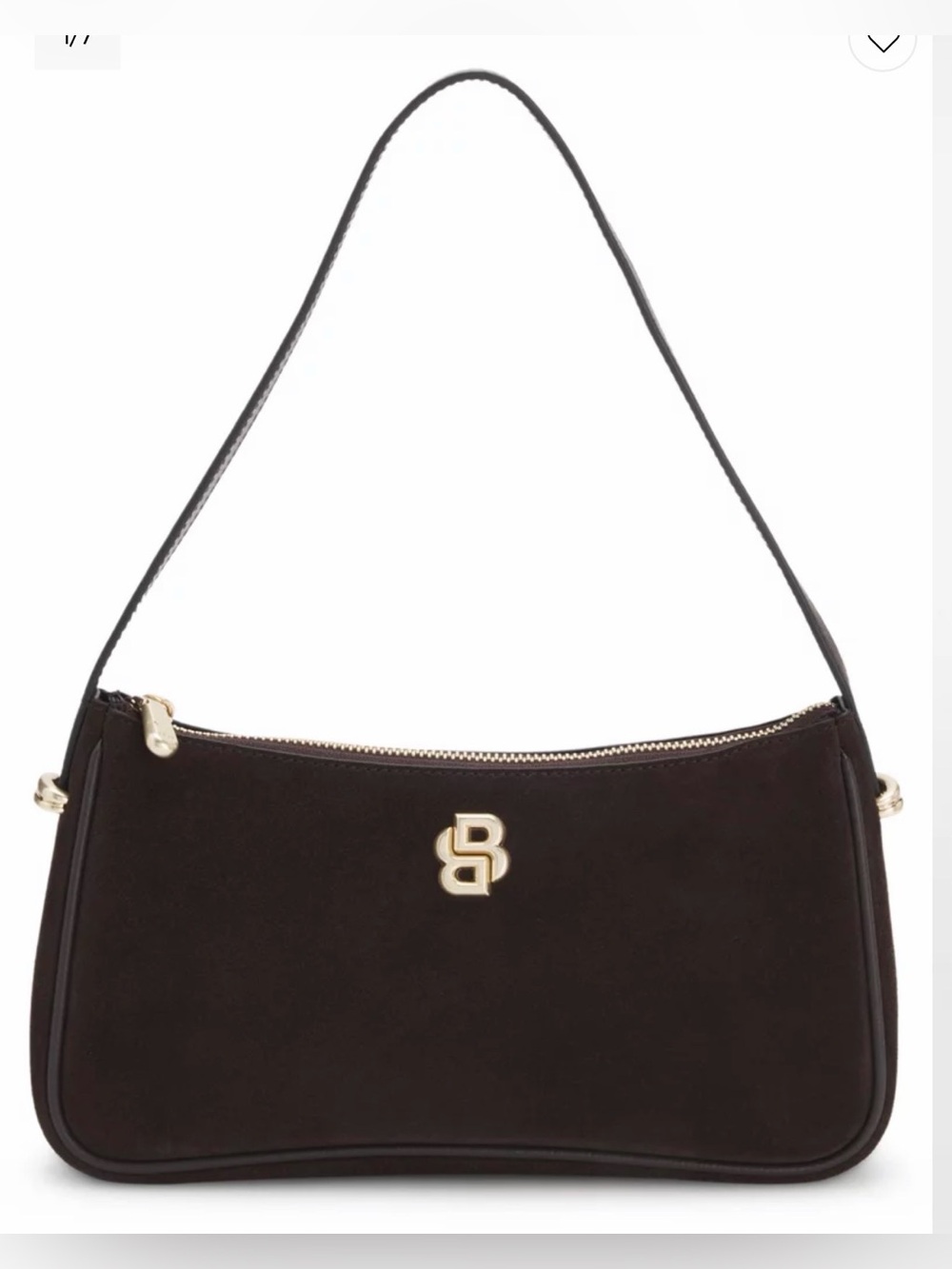 NWT BOSS SUEDE SHOULDER BAG